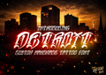 Detroit Tattoo Font – Commercial Licence
