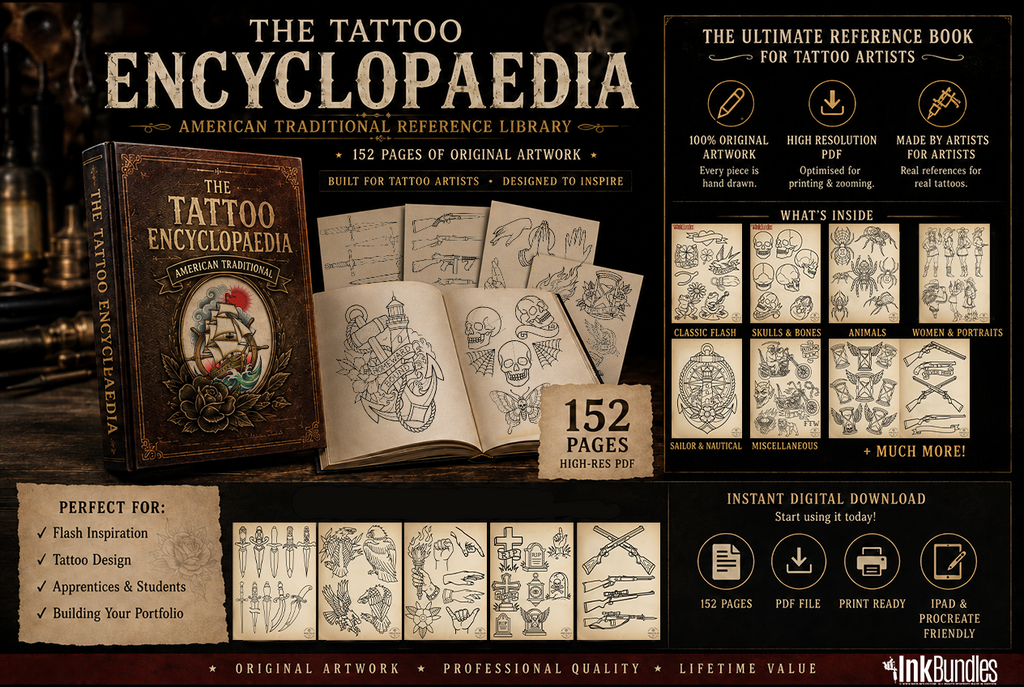 Tattoo Encyclopaedia 152 pages Traditional
