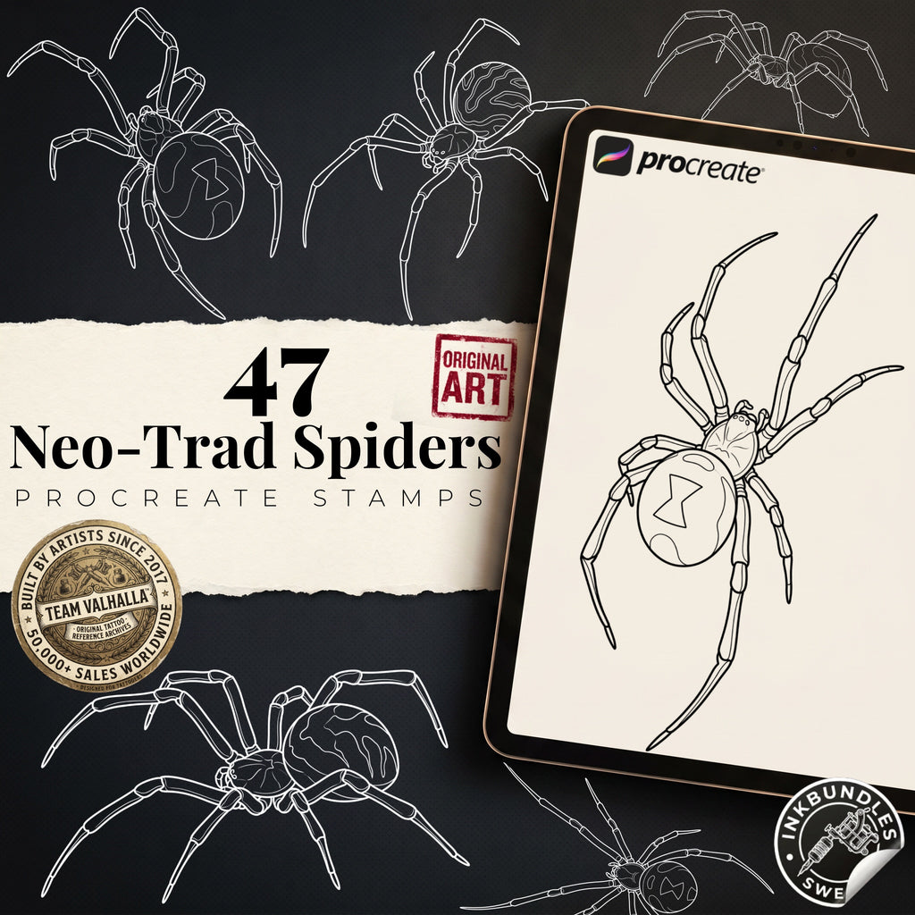 Procreate 45 Spiders