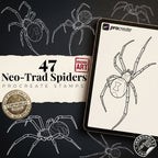 Procreate 45 Spiders