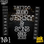 The Sign Painter – Procreate Tattoo Lettering – preview 7