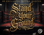 Tattoo Lettering 2026 – Procreate Lettering Kit – preview 6