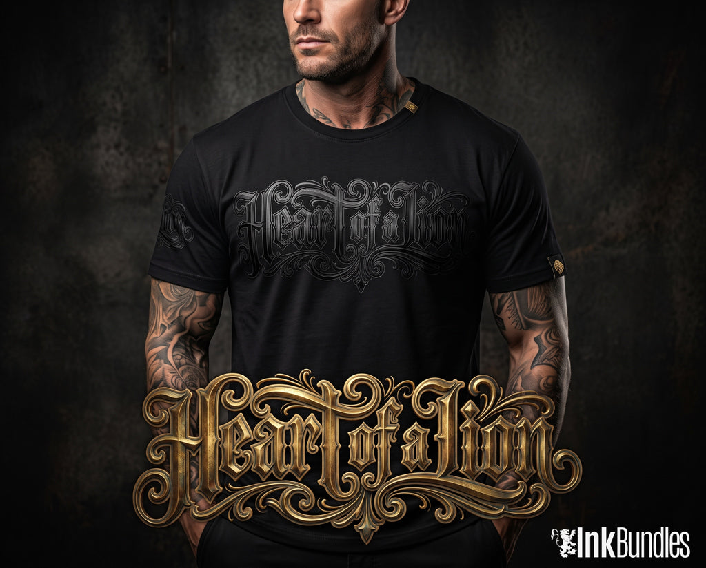 Tattoo Lettering 2026 – Procreate Lettering Kit