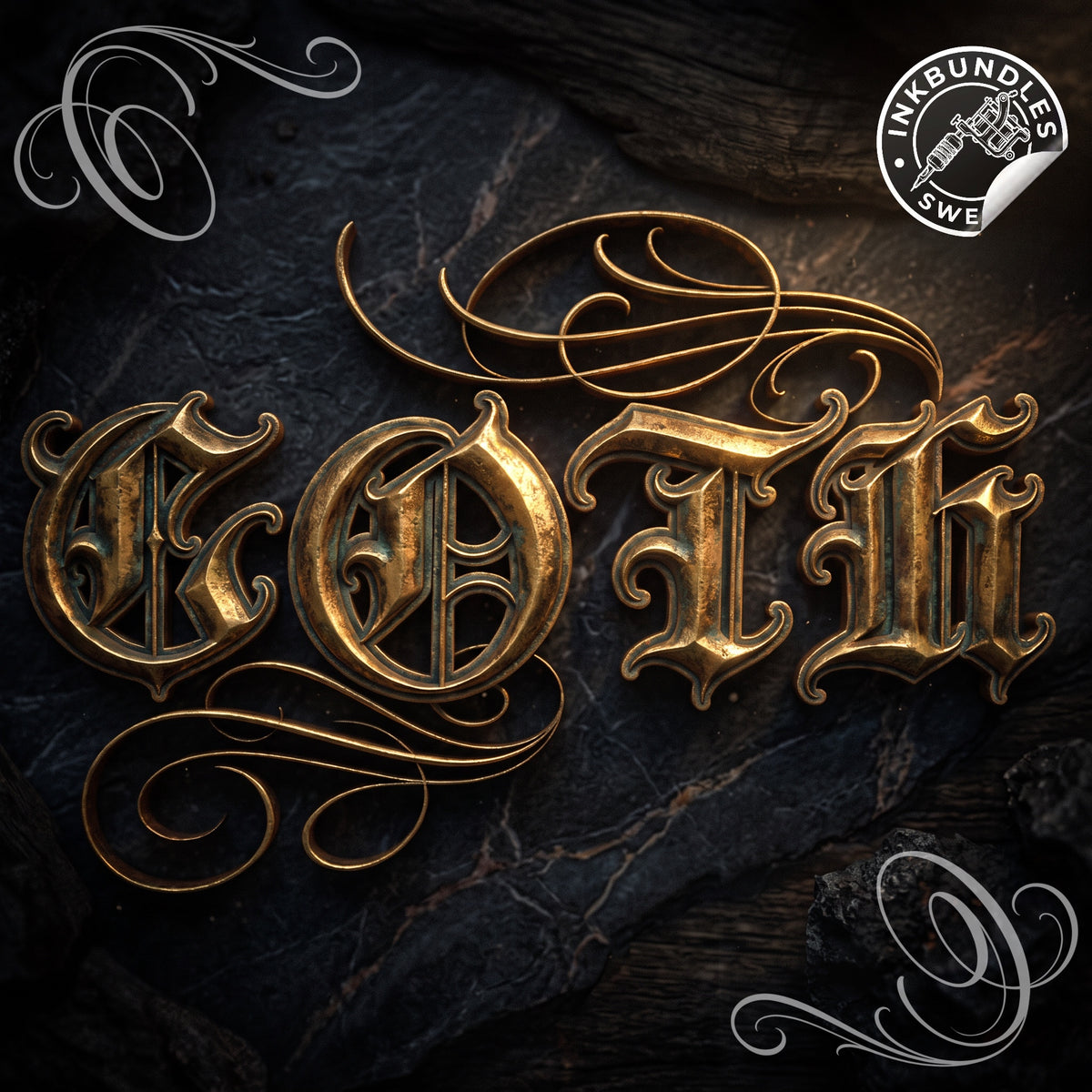 Tattoo Lettering 2026 – Procreate Lettering Kit – preview 4