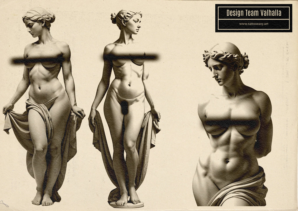 Artist Anatomy – 300+ Female Body Procreate Reference Stamps – preview 2
