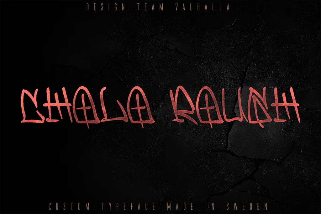 Cholo Street Letters Tattoo Font – Commercial Licence – preview 3