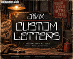 Jinx Tattoo Font – Commercial Licence – preview 2