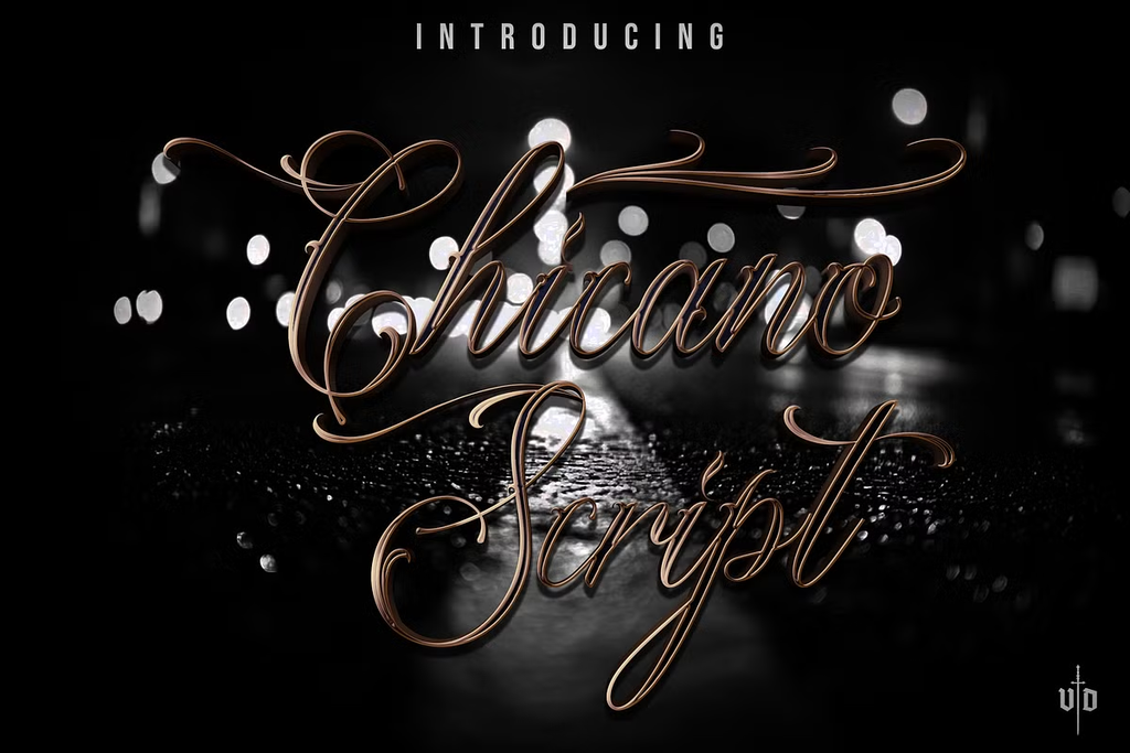 Chicano Script Tattoo Font – Commercial Licence – preview 3