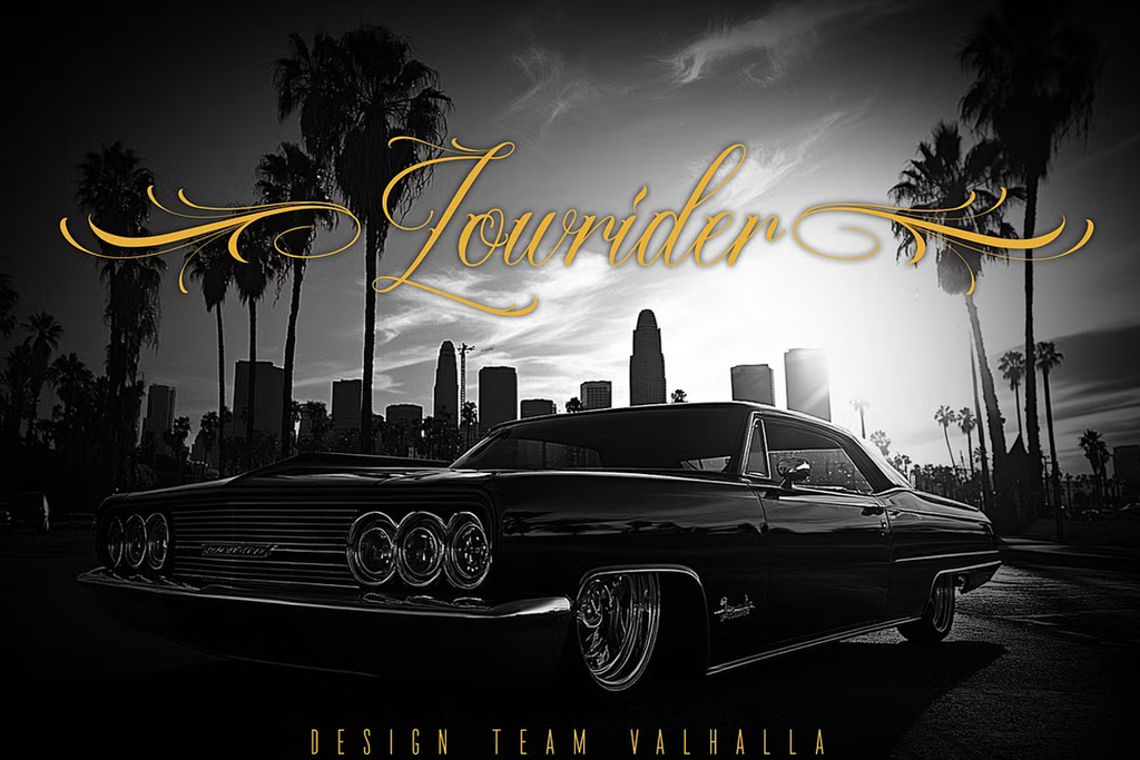 Chicano Script Tattoo Font – Commercial Licence – preview 2