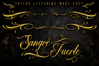 Chicano Script Tattoo Font – Commercial Licence – preview 9