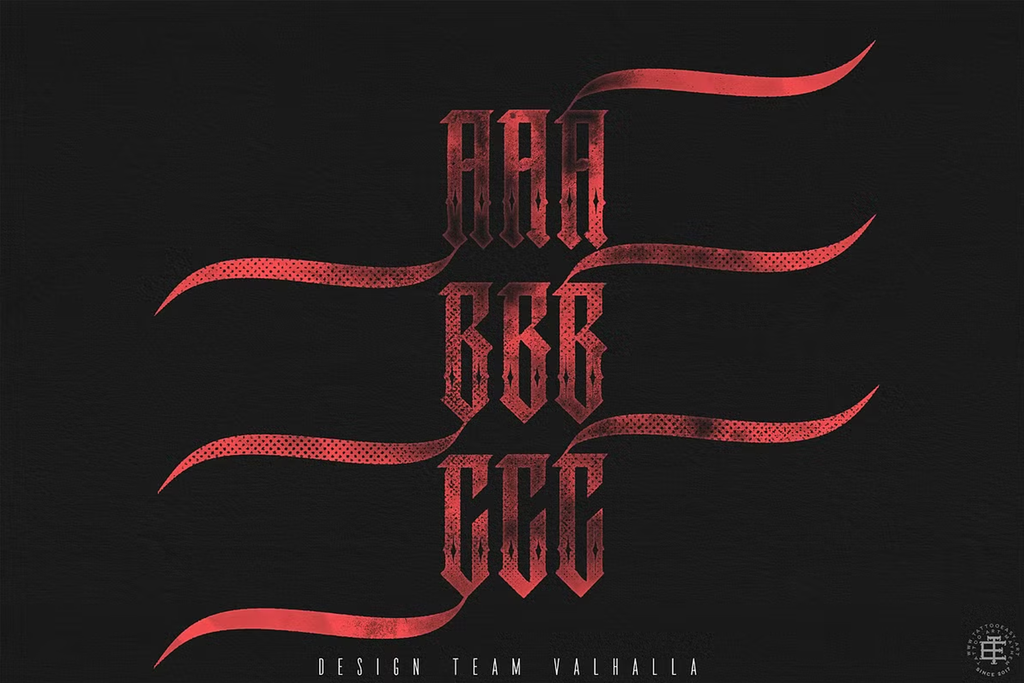 Gringo Tattoo Font – Commercial Licence