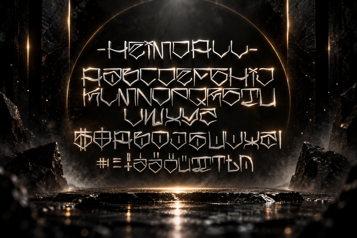 Heimdall Tattoo Font – Commercial Licence