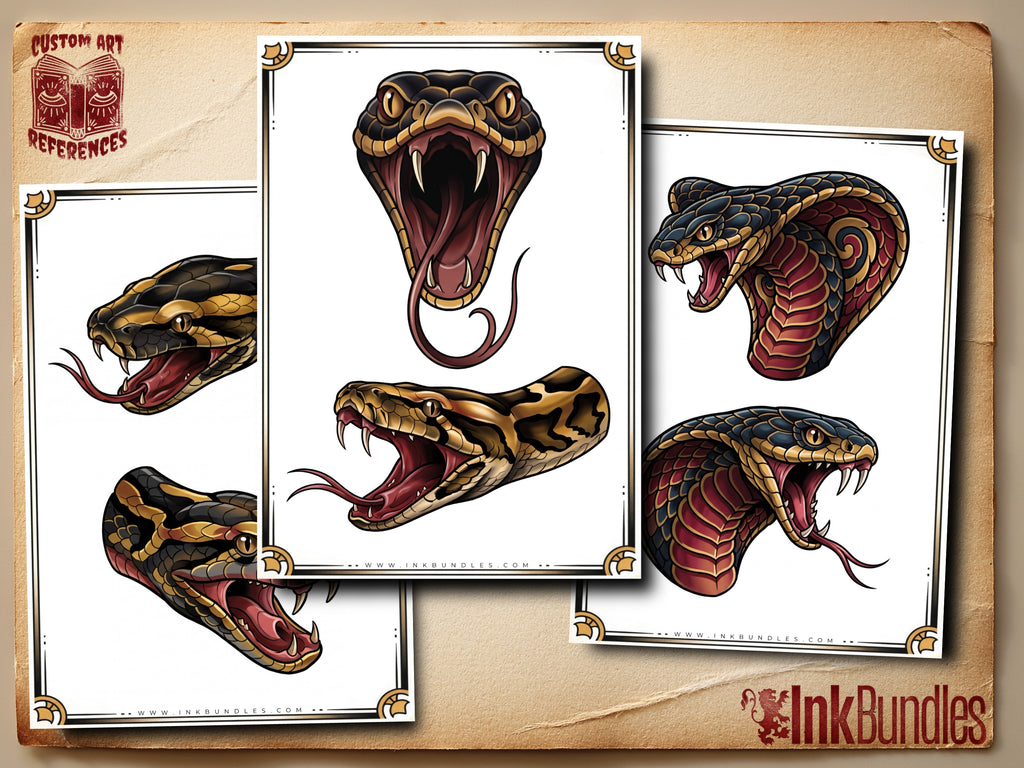 SCALED — Snake Studies for Tattoo Artists