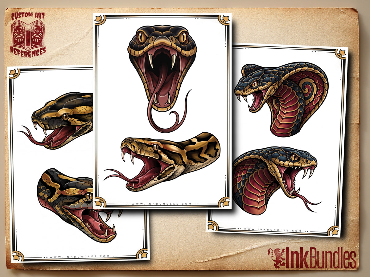 SCALED — Snake Studies for Tattoo Artists
