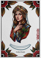 Neo-Traditional Ladies Vol.1 – 52 Procreate Stamps