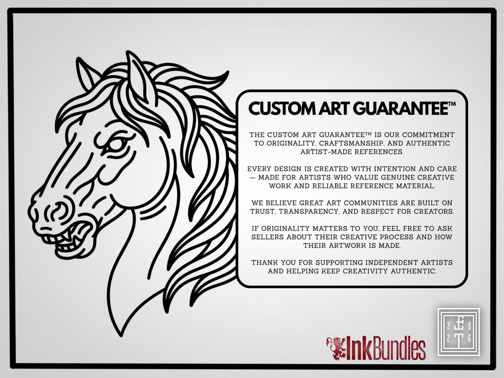 Procreate, Traditional Horses Tattoo flash art , 62 Unique references for Procreate, Outlined tattoo stencil art
