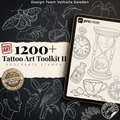 The Tattoo Art Toolkit 2.0 | Neo‑Traditional Semi‑Real Assets