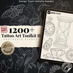 The Tattoo Art Toolkit 2.0 | Neo‑Traditional Semi‑Real Assets