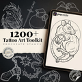 Procreate Tattoo Art Toolkit