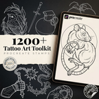 Procreate Tattoo Art Toolkit