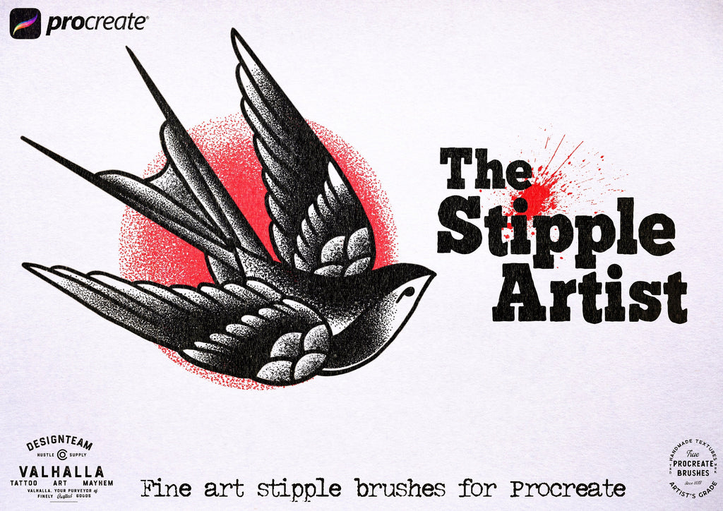 Stipple Studio – 60 Procreate Brushes