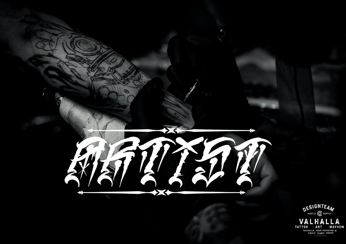 Detroit Tattoo Font – Commercial Licence – preview 3