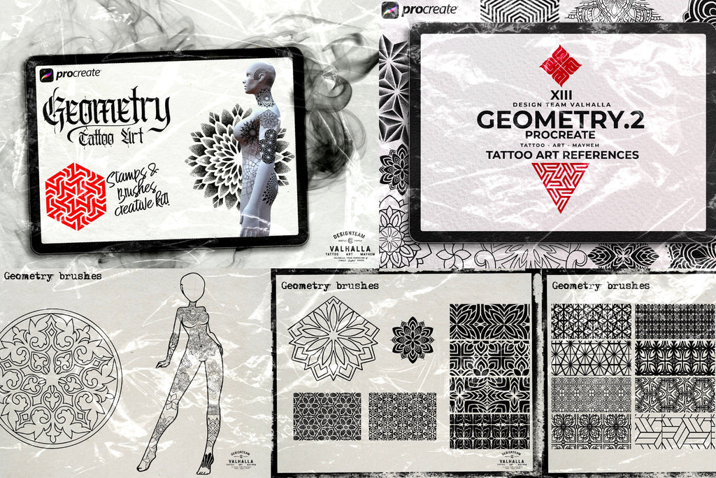 Geometry vol.1 & vol.2 procreate
