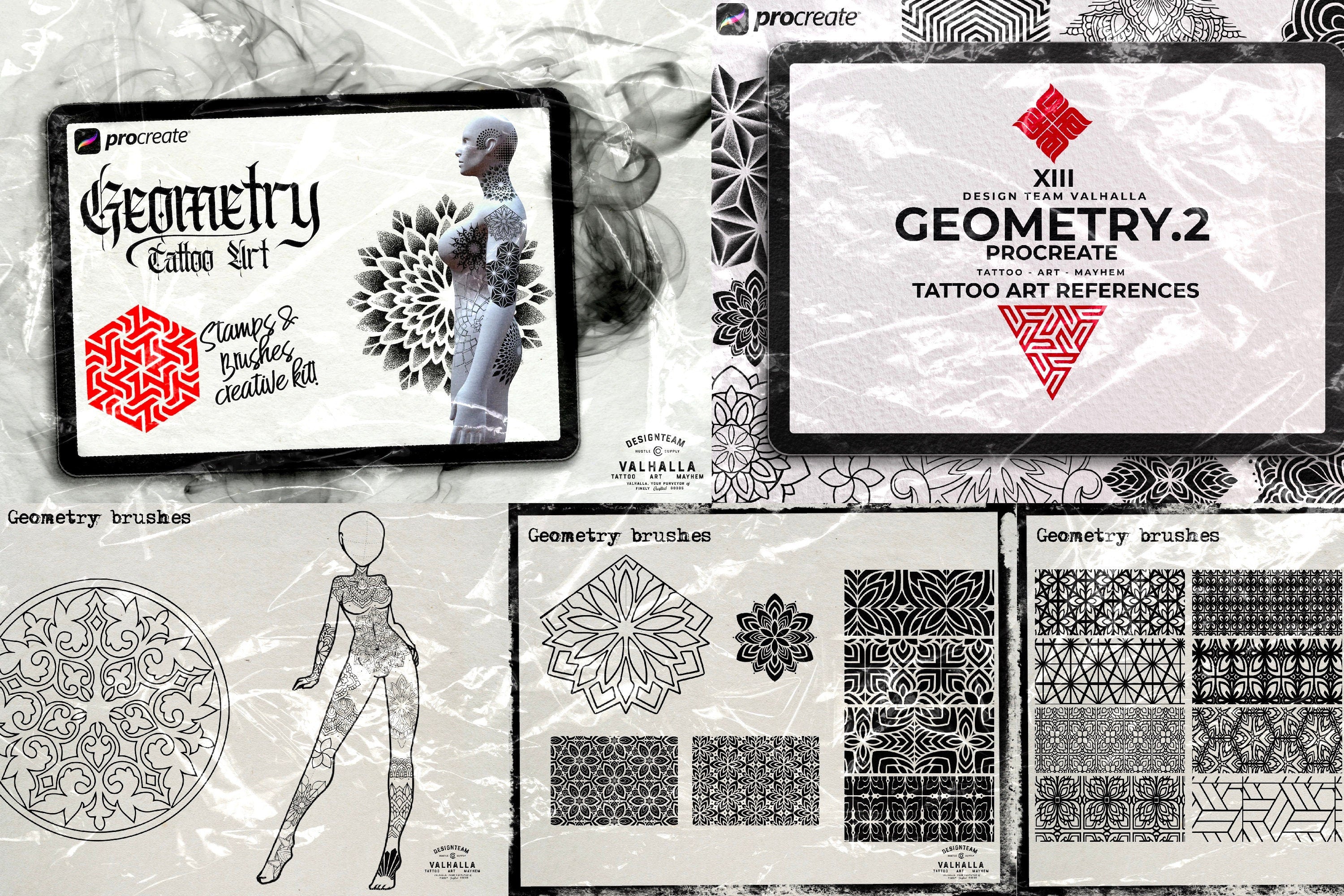 Geometry vol.1 & vol.2 procreate