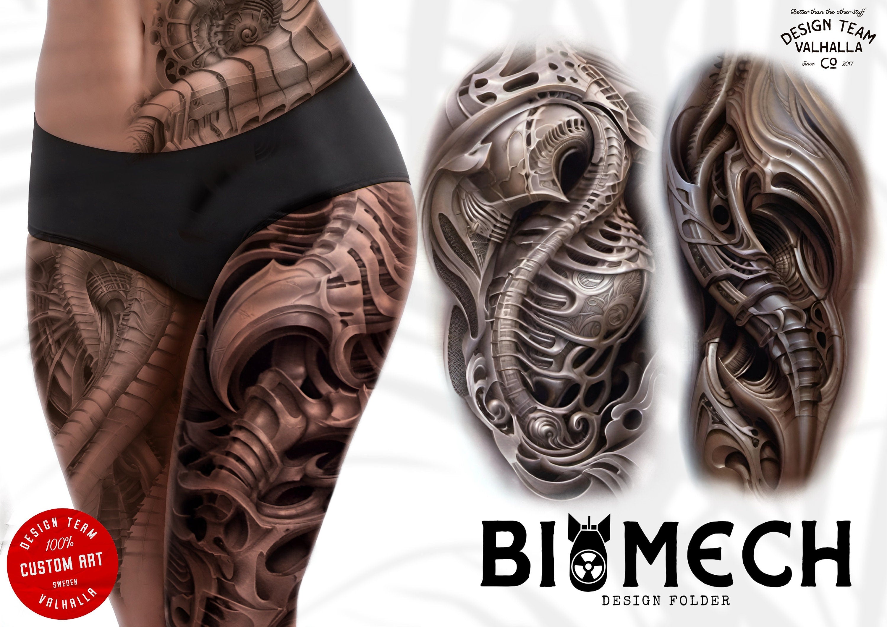 Biomech vol.2 designs & brushes, 100% custom art, 150+ designs and extras!
