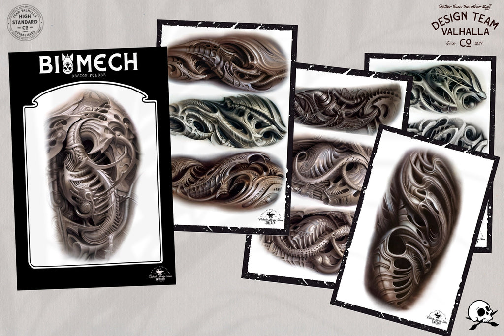 Biomech vol.2 designs & brushes, 100% custom art, 150+ designs and extras!