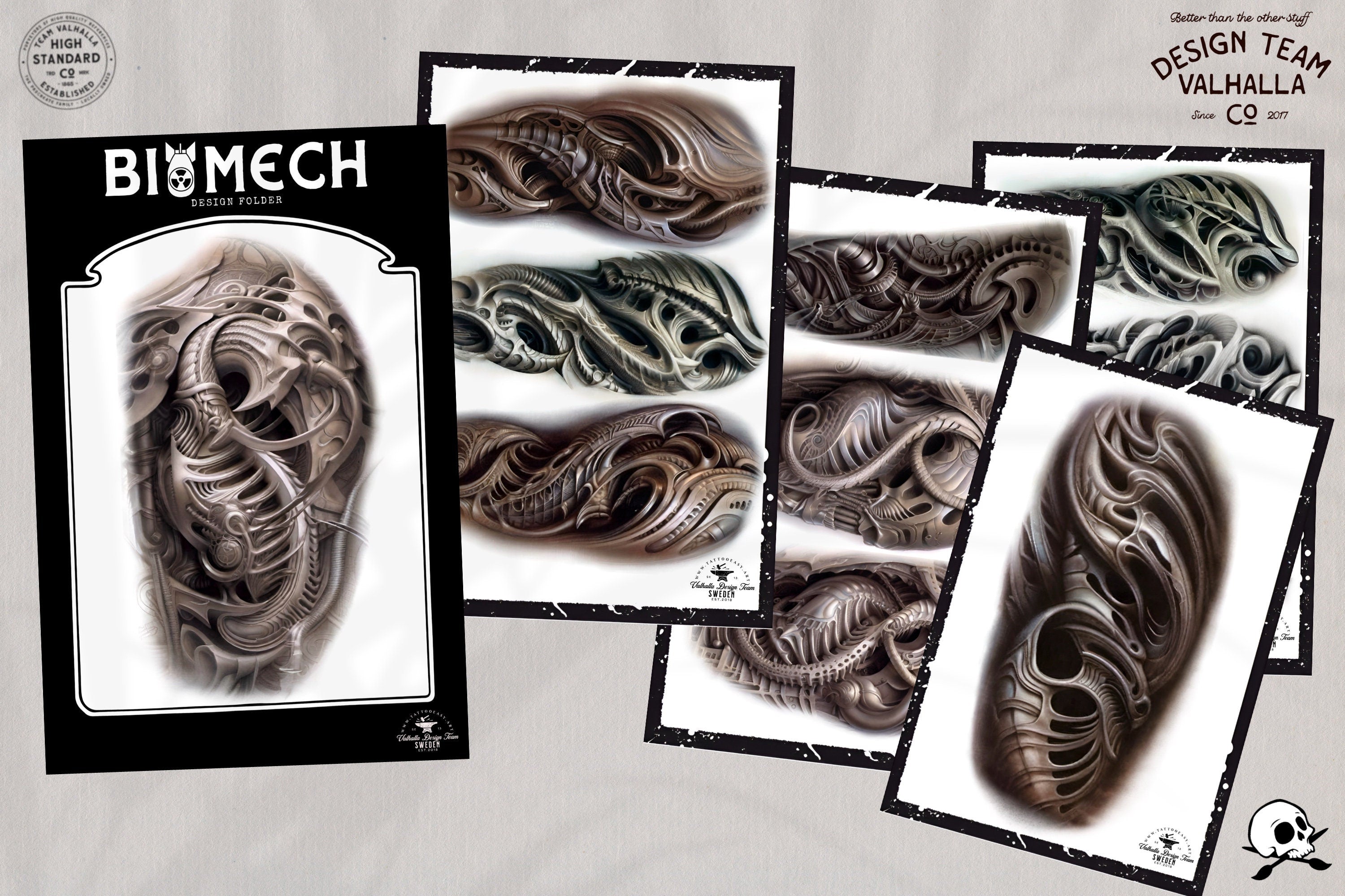 Biomech vol.2 designs & brushes, 100% custom art, 150+ designs and extras!