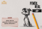 PencilReal ~ realistic pencil brush bundle for Procreate, XL creative kit!
