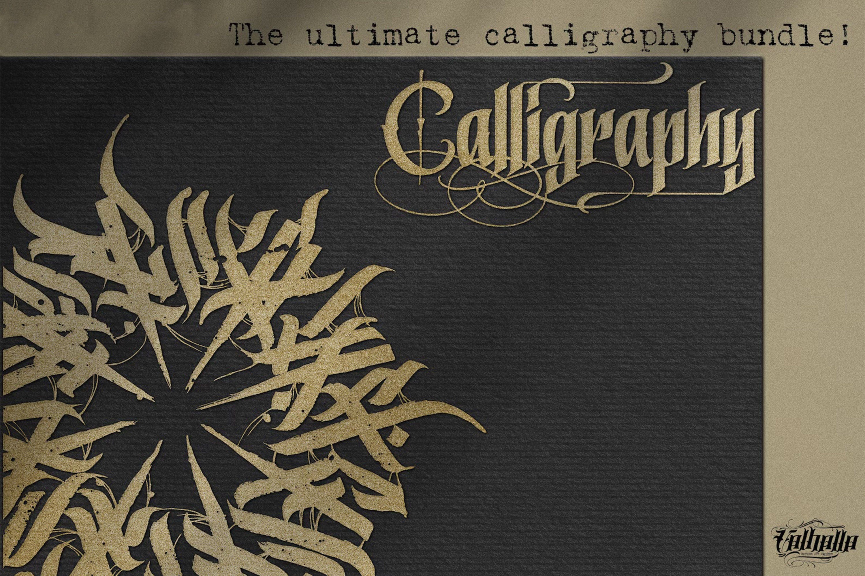 Master calligraphy - handmade, custom construction kit