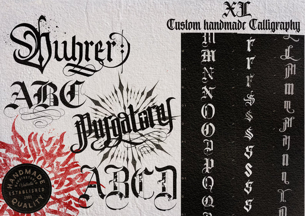 Master calligraphy - handmade, custom construction kit