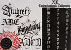 Master calligraphy - handmade, custom construction kit