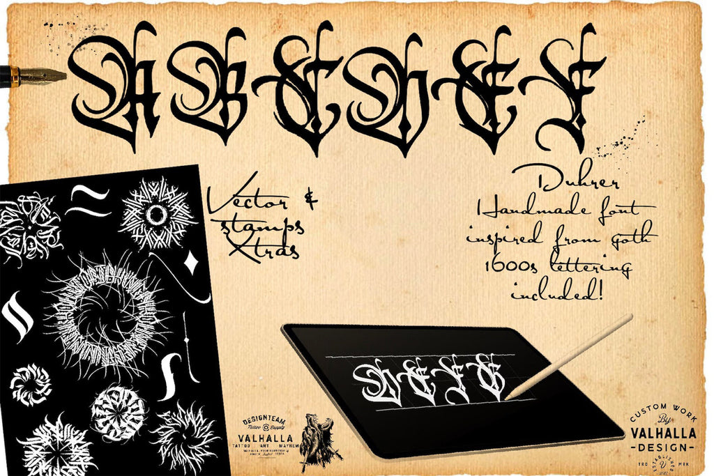 Master calligraphy - handmade, custom construction kit