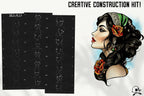 Neo-Traditional Tattoo References, Procreate Stamps & Flash Art, Procreate/Photoshop 300+