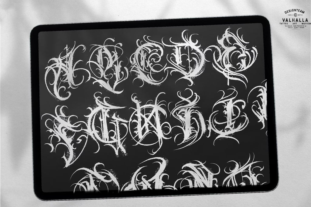 Procreate Brushes: Kanji Calligrafitti Art, Zodiac Signs Font (Digital Download)