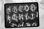 Procreate Brushes: Kanji Calligrafitti Art, Zodiac Signs Font (Digital Download)