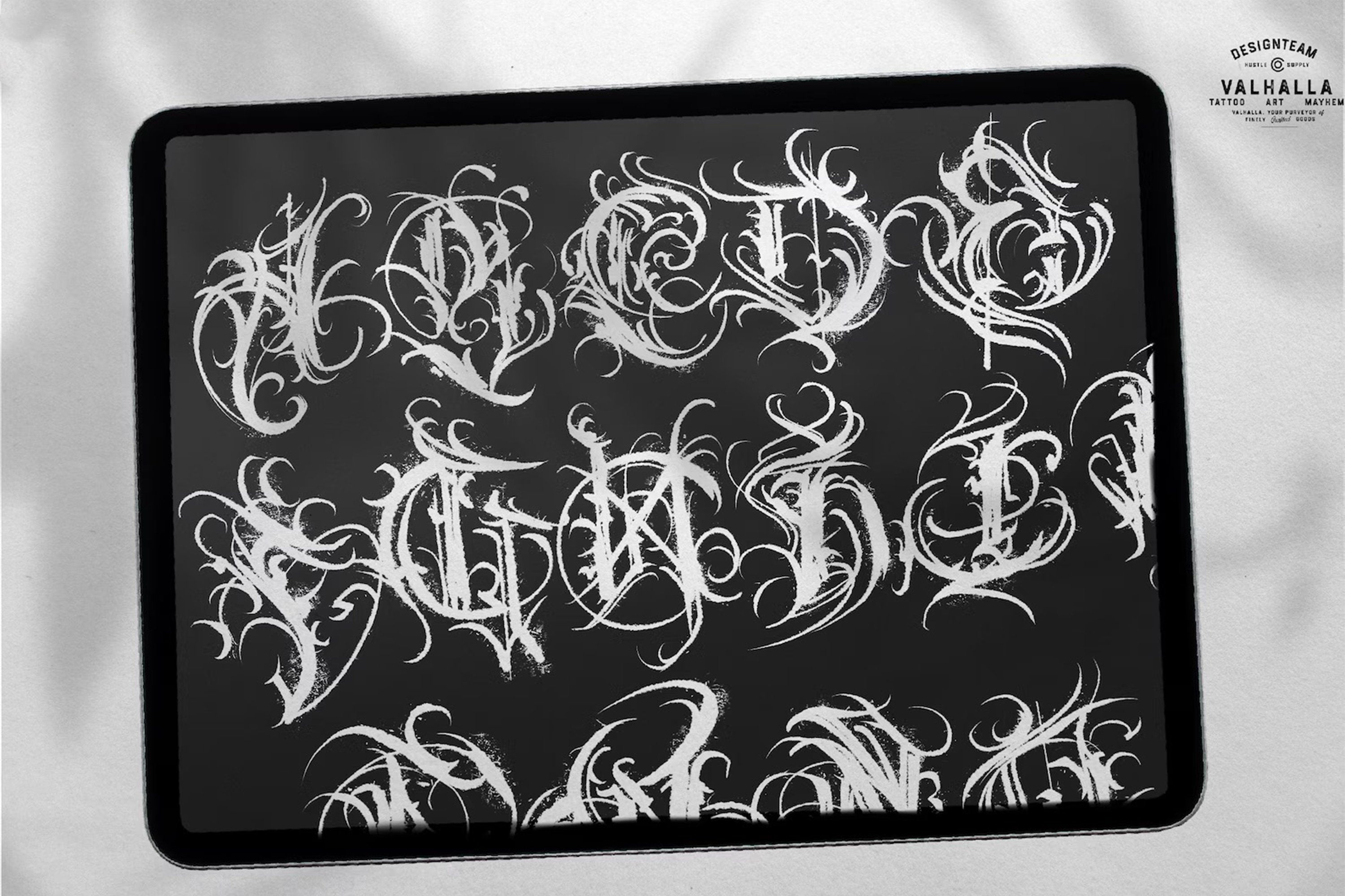 Procreate Brushes: Kanji Calligrafitti Art, Zodiac Signs Font (Digital Download)