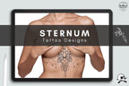 Sternum Tattoo Designs for Procreate: 25 Ready-Made Stamps + Construction Kit (Digital Download
