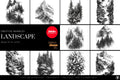 Procreate, landscape design kit, over 200 custom made references for Procreate