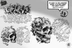 Baroque Scrollwork Design Kit: PNG & Procreate Stencils for Tattoos
