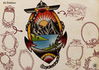 Traditional Tattoo Toolkit – Procreate Stamps & Brushes