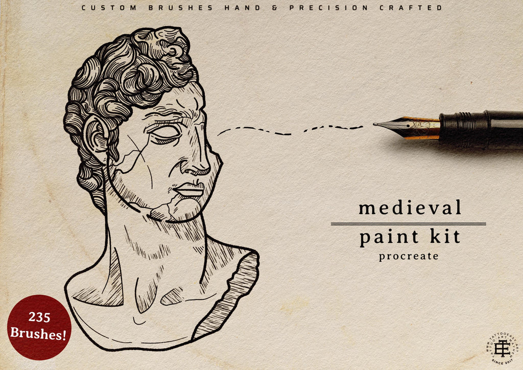 Medieval Ink – 235+ Procreate Brushes
