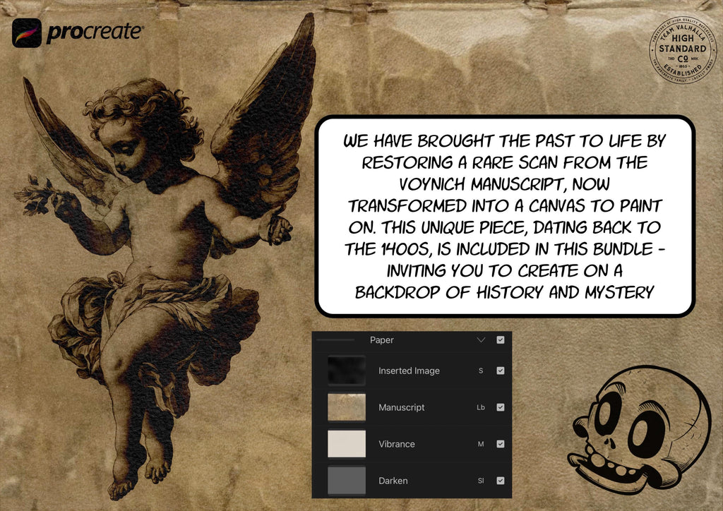 Medieval Ink – 235+ Procreate Brushes