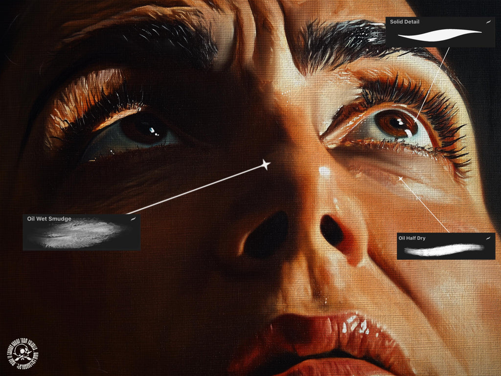 Master Oil – 66 Procreate Brushes – preview 7