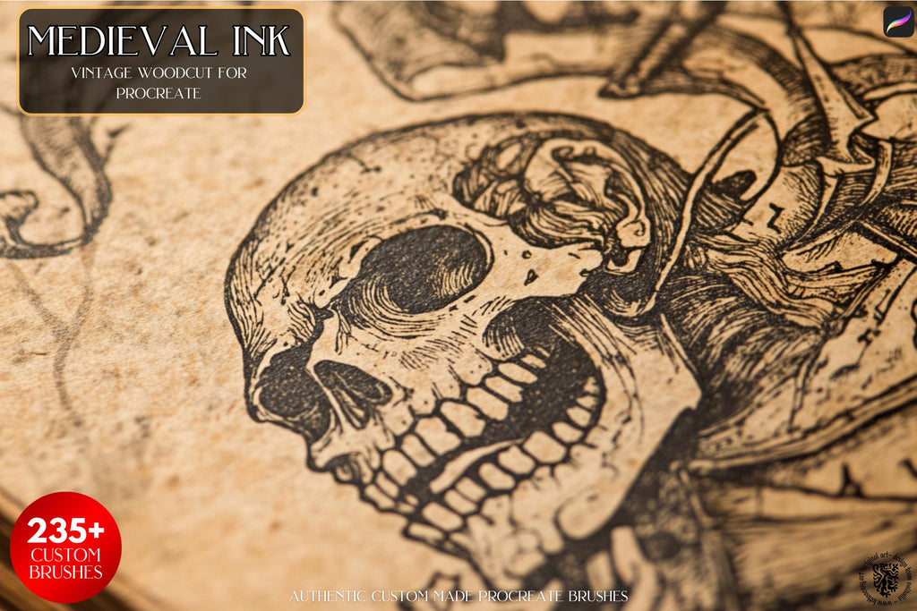 Medieval Ink – 235+ Procreate Brushes
