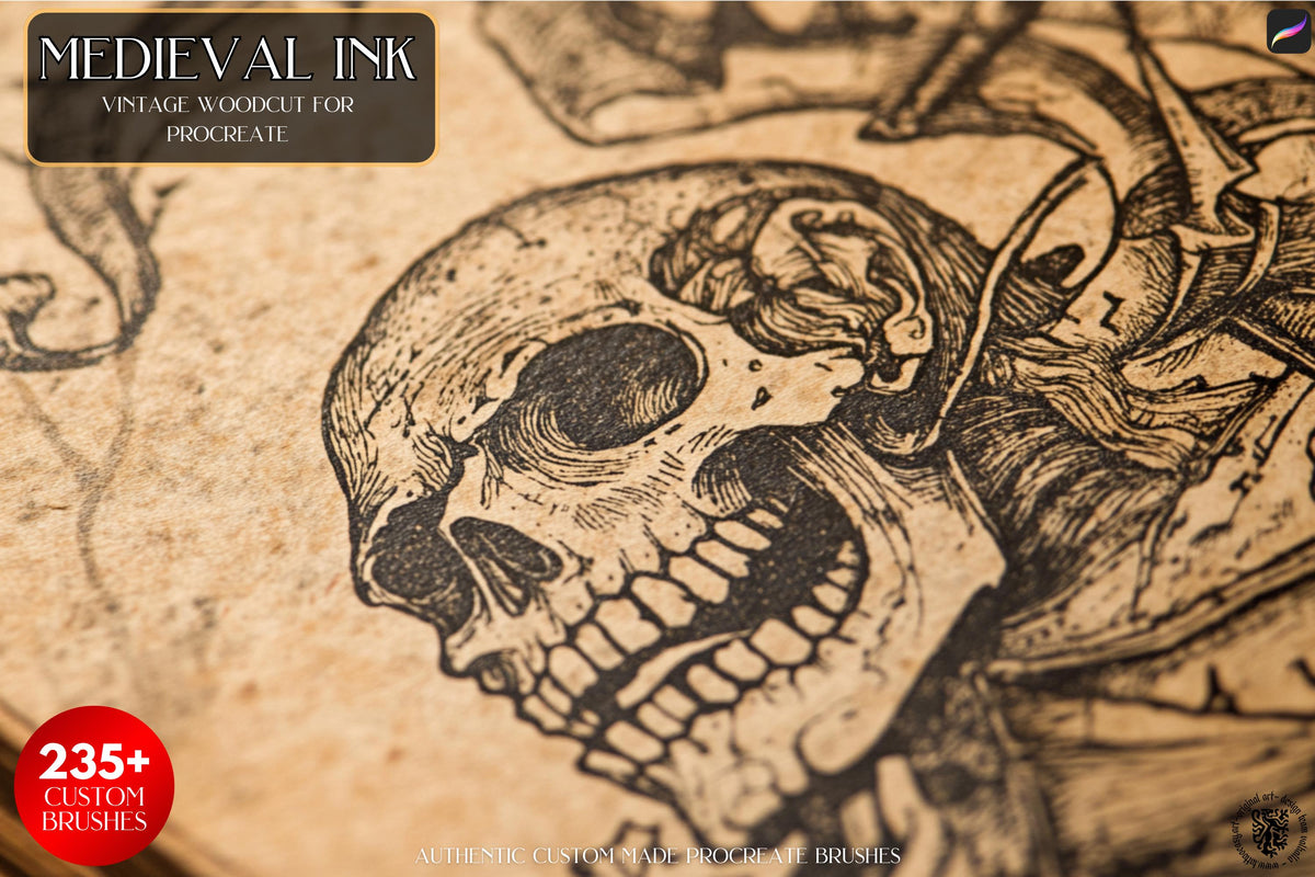 Medieval Ink – 235+ Procreate Brushes