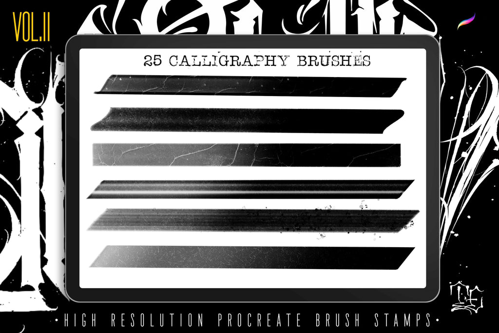 Procreate, Custom Calligraphy Volume 2